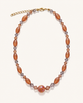 Sunset Aura Beaded Necklace