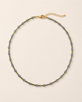 Olive Mist Beaded Necklace