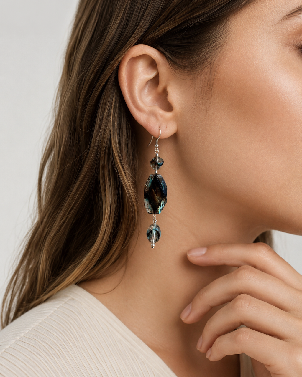 Midnight Lagoon Drop Earrings