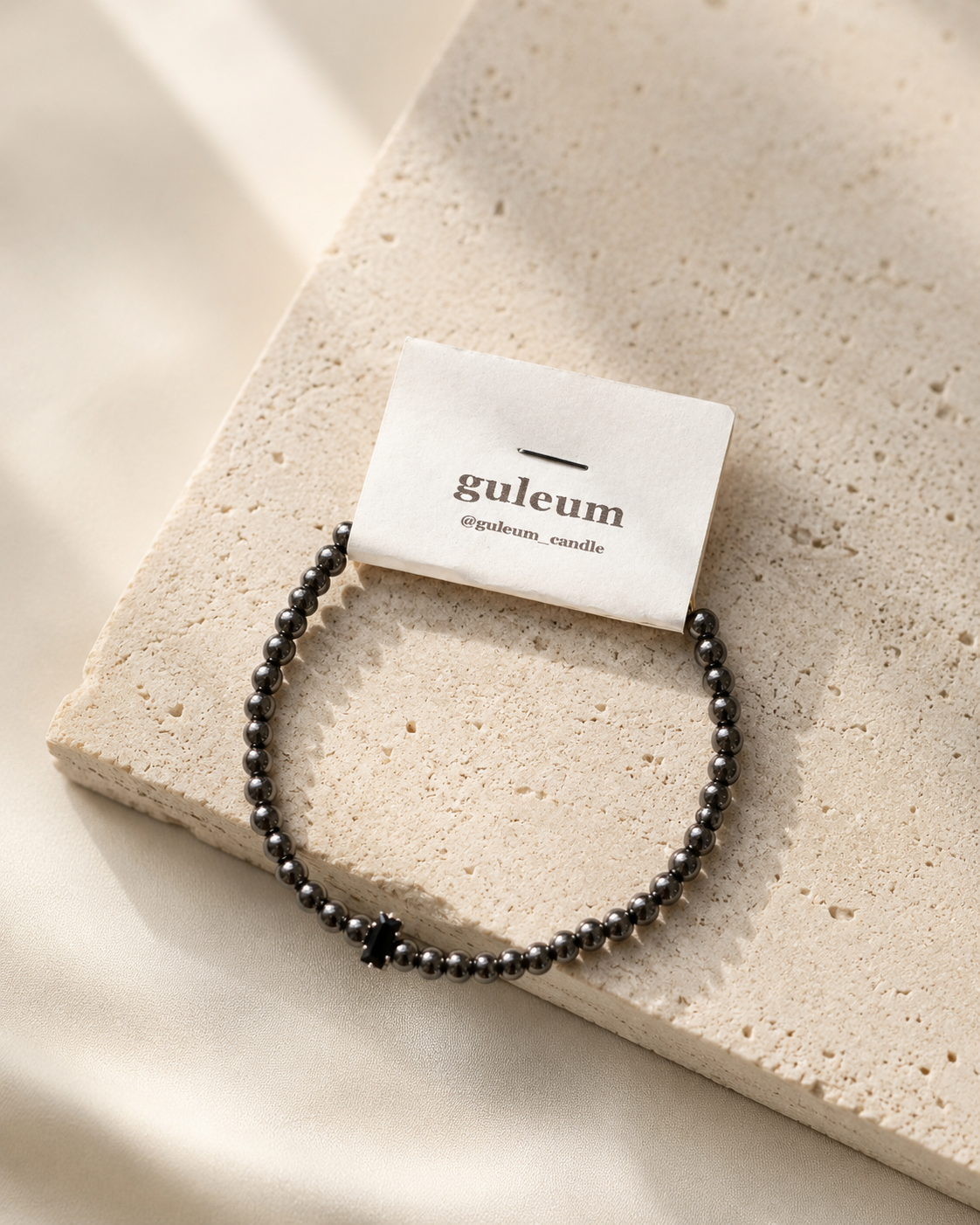 Black Pearl Beaded Bracelet