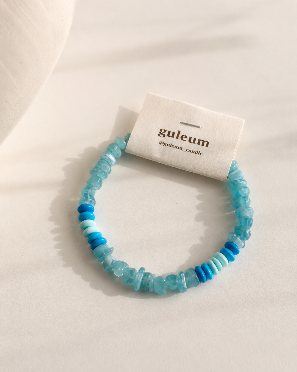 Ocean Blue Beaded Bracelet