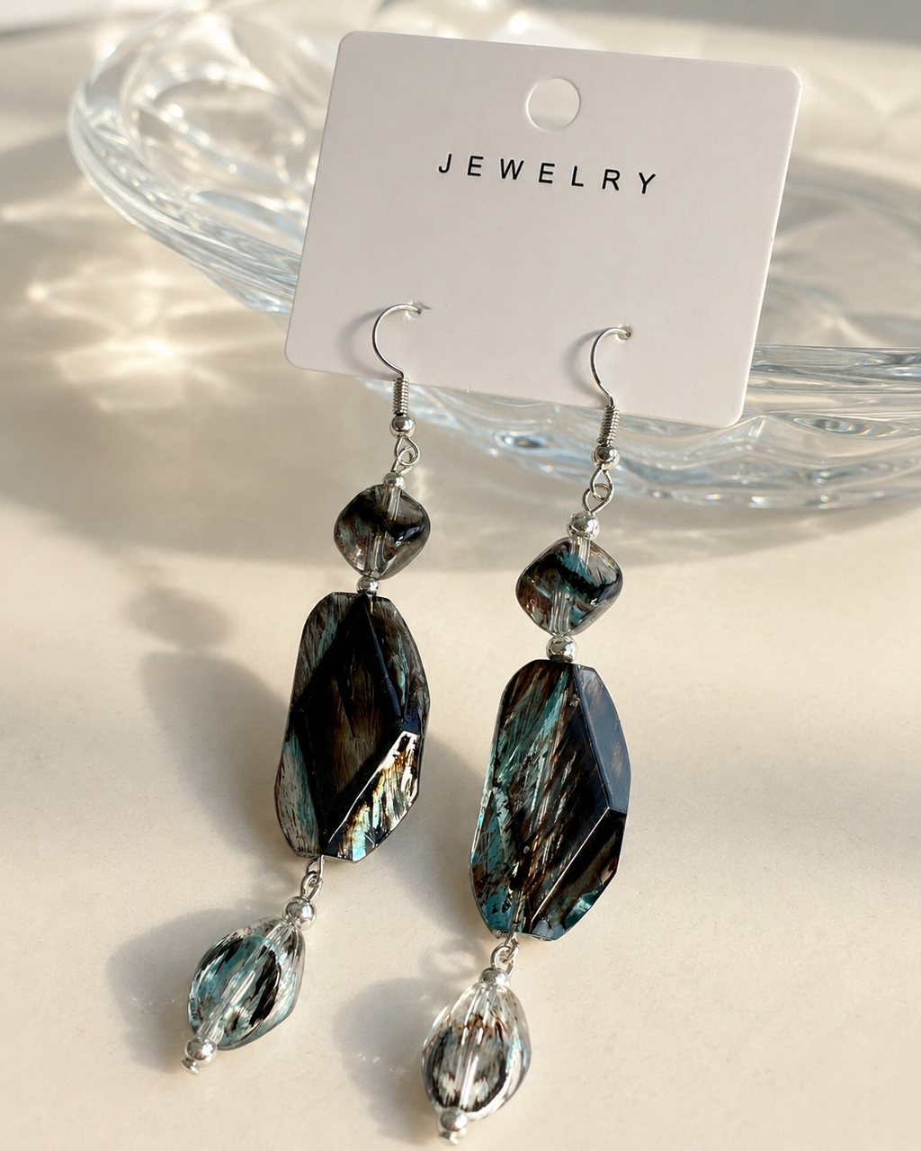 Midnight Lagoon Drop Earrings