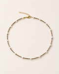 Antique Gold Pearl Beaded Necklace