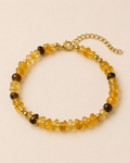 Honey Amber Beaded Bracelet