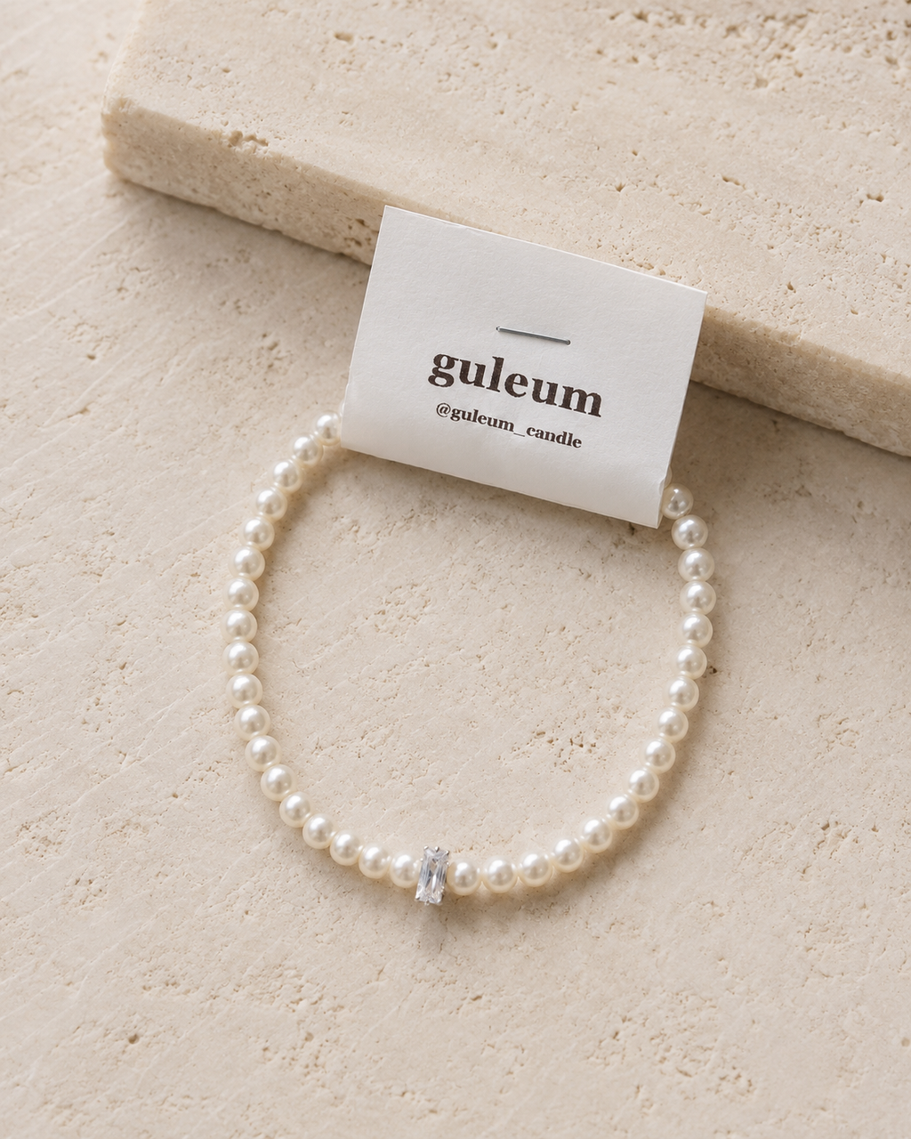 Pearl Crystal Beaded Bracelet