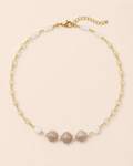 Soft Dune Beaded Necklace
